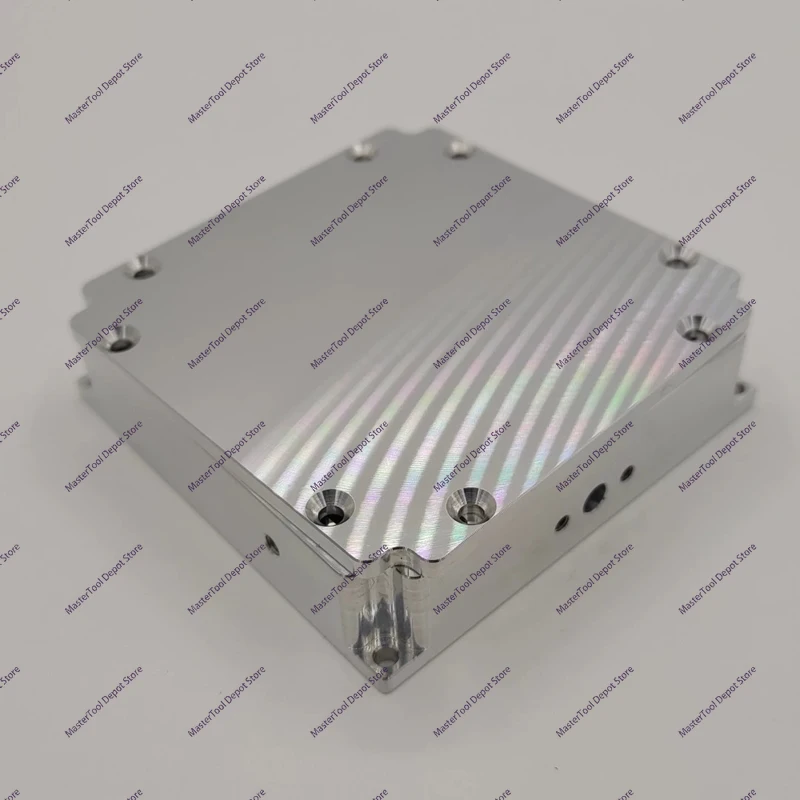 Metal Box,Aluminum Shell,Shielding Box,Length 70mm,Width 70mm,Height 19mm,SMA Connector,Through-hole Capacitor Power Supply