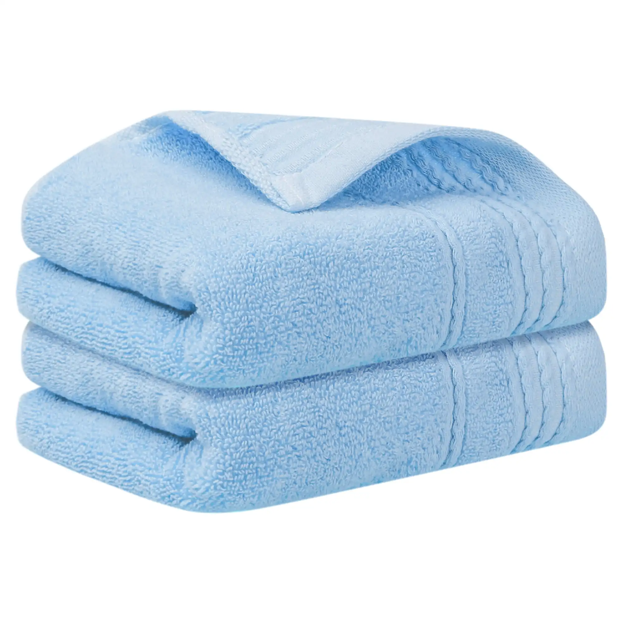

Rolla Cotton Geometric Soft Hand Towel Set of 6, White