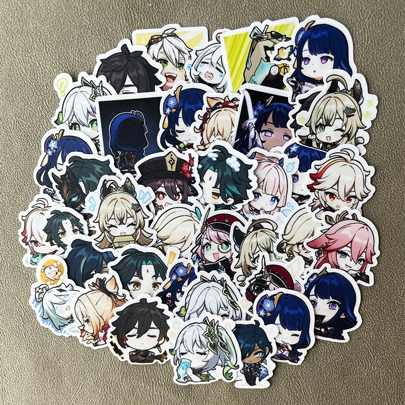 40pcs Genshin Impact Sticker KIRARA Raiden Shogun Yae Miko Xiao Kazuha Nahida— Perfect Funs of Game