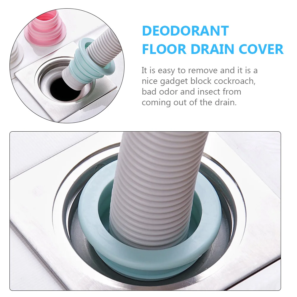 

10Pcs Drain Seal Flat Cover Seal Ring Tpr Durable Sealing Plug for Kitchen Bathroom Floor Drain Deodorant Home Supplies