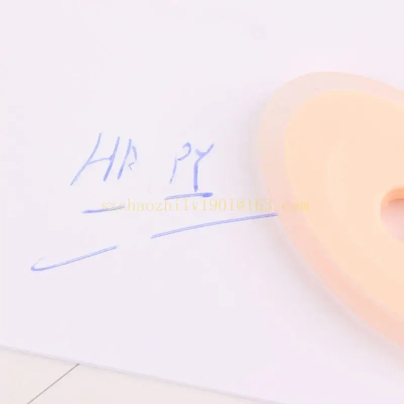 Caneta apagável neutra especial borracha silicone borracha oval crianças estudantes stati, para crianças material escolar