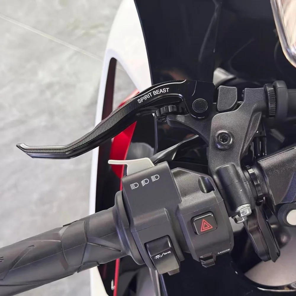 FOR ZONTES 703F/703RR Two-Finger Short Brake Levers Racing Handlebars - Non-Destructive Modification Special for Clutch & Brake