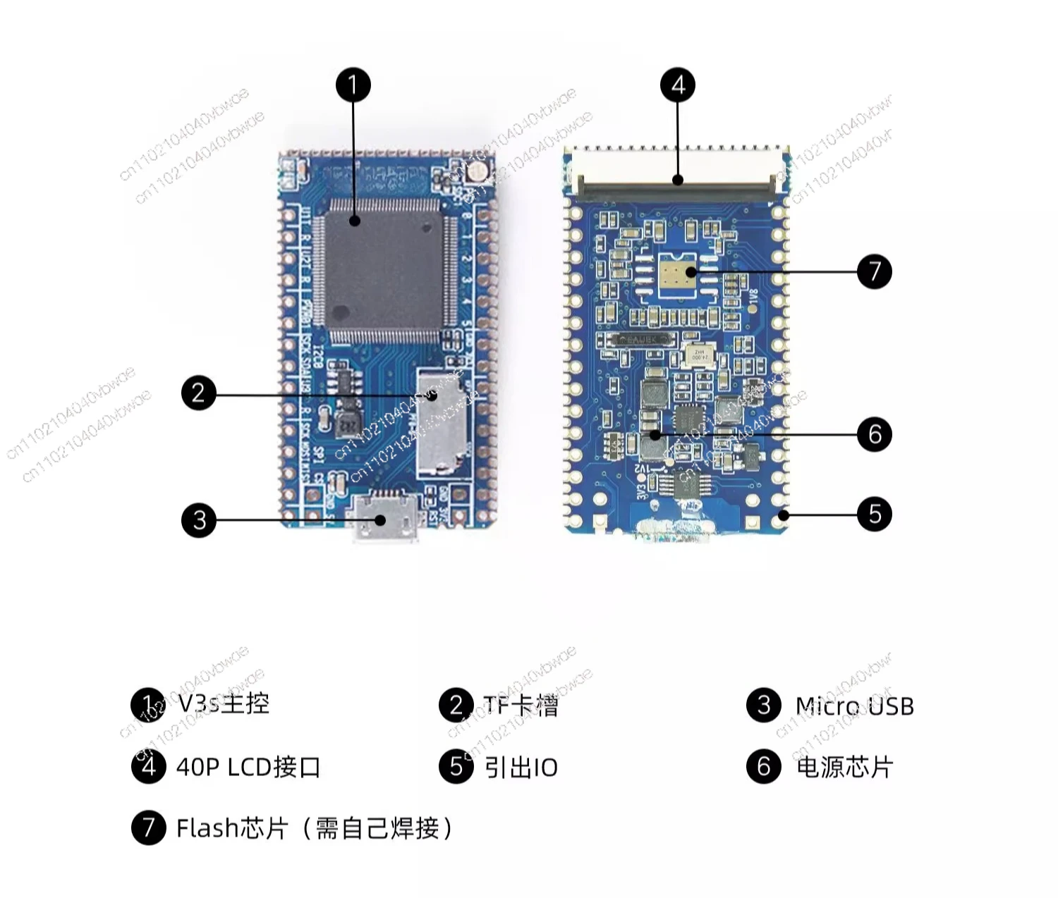 مناسبة للوحة تطوير Sipeed Lichee Zero V3S Linux Entry Core Board Raspberry Pi #5