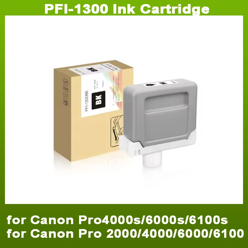 

Совместимый картридж с пигментными чернилами, 330 мл для Canon Pro 2100 4100 6100 для Pro 2000 4000s 6000 6000s с чипом PFI 1300