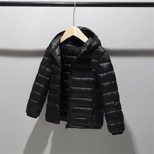 Children 2-14 years old down cotton jacket clothes for boys girls cotton padded clothes kids fleece hooded coats P5076