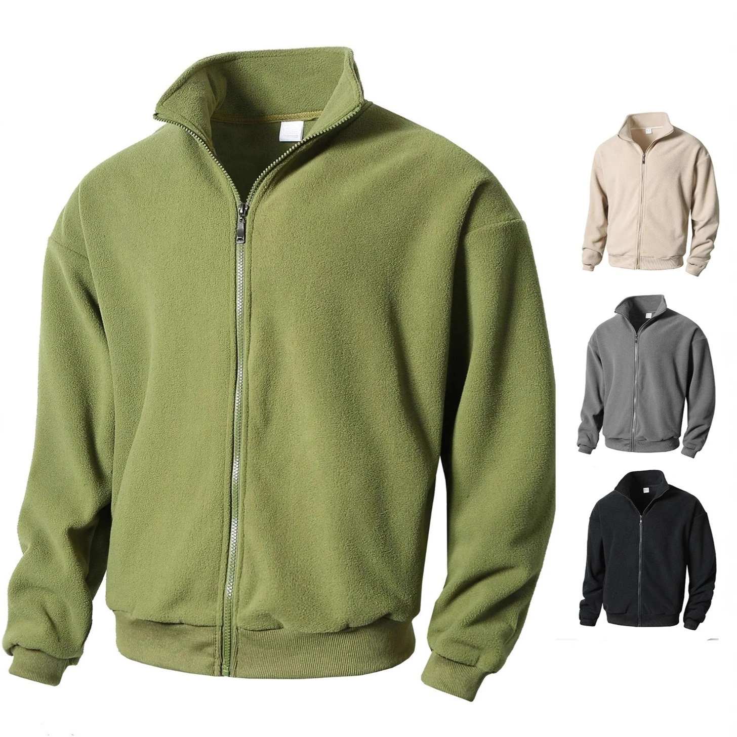 

Повседневный кардиган Maden, толстовка с воротником-стойкой, спортивная куртка на молнии, теплое универсальное пальто для мужчин на осень и зиму