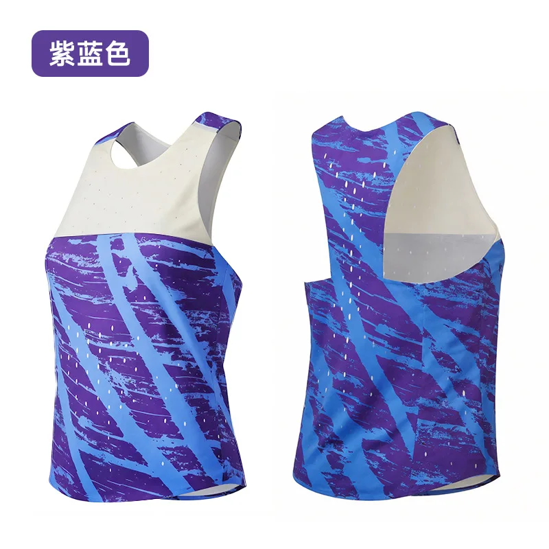 Racing high elastic  ultra-light and fast-drying breathable perspiration marathon running track and field training vest  YYS8805