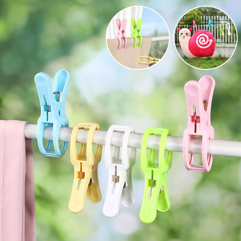 

5 шт. пластиковые прищепки для одежды, зажимы для одеял, зажимы для пляжных полотенец, зажимы для стирки, домашние подвесные зажимы для организации ванной комнаты