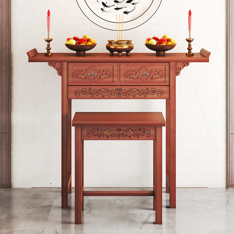 YFY  altar for homechinoiserie tribute table  incense altar buddha niche god of wealth combination cabinet