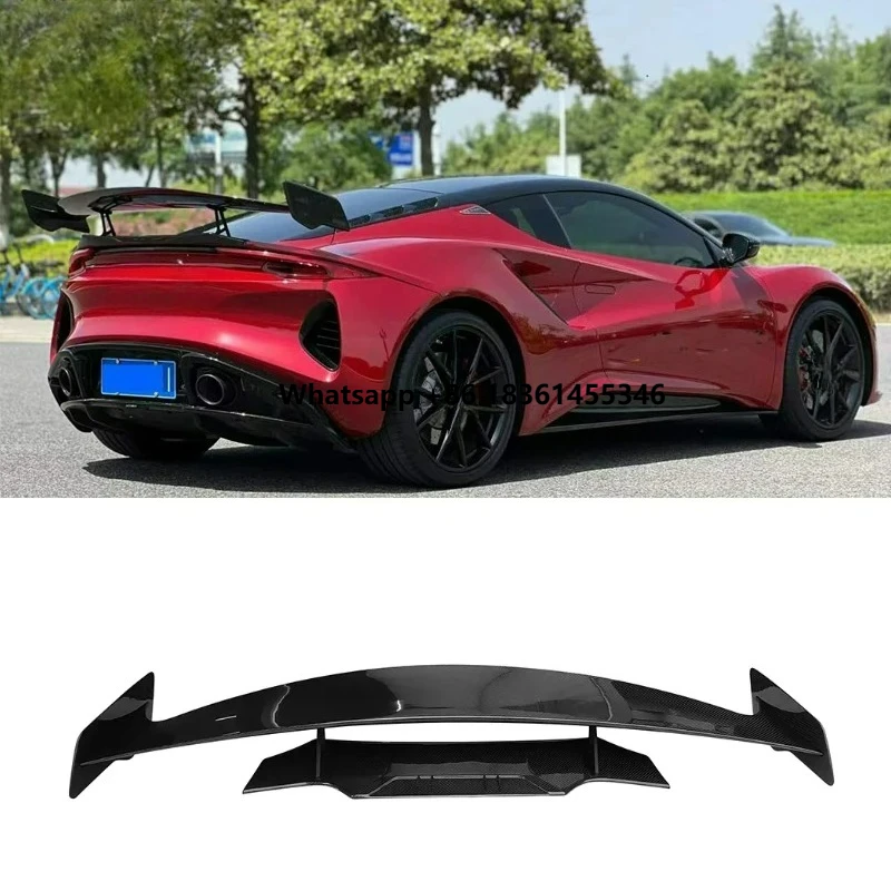 

Track-Ready FOR Emira Dry Carbon Body Kit Trunk Spoiler Lip Splitter Wing