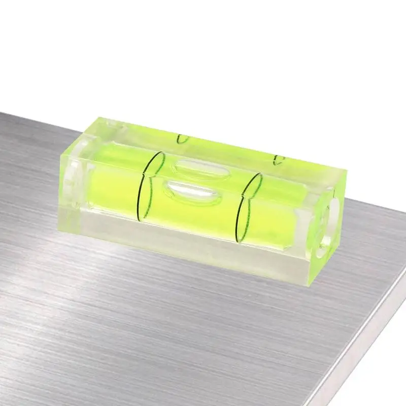 Pocket Spirit Level Portable Small Bubble Level Protractor Magnetic Horizontal Bubble Level Measuring Instruments Tools