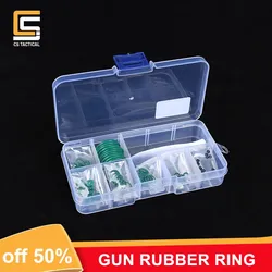 Juego de juntas tóricas de goma flúor para cargador táctico, para GBB Marui TM Glock 17 G17, junta de sello de silicona plana verde, pistola de aire WADSN