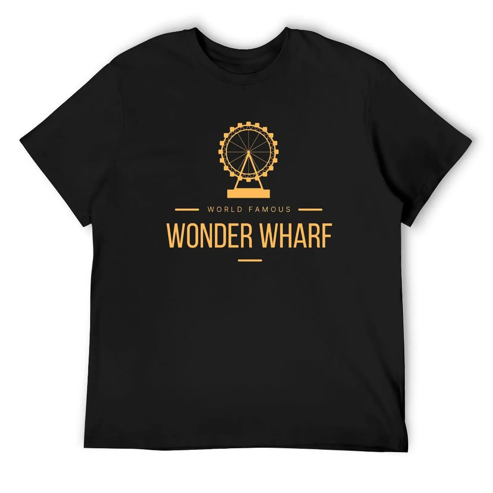 Wonder Wharf T-Shirt man t shirt cotton graphic tees custom t shirt plus size clothes Men's t shirts