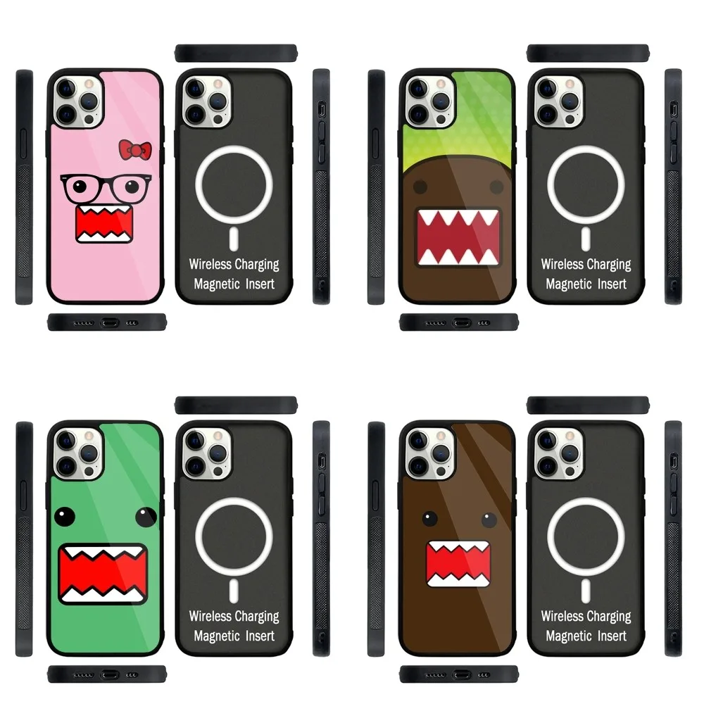 

D-Domo-kun Phone Case Strong Magnetic For IPhone 15,14,13,Pro,Max,Plus,11,12,Mini For Magsafe Wireless Charging