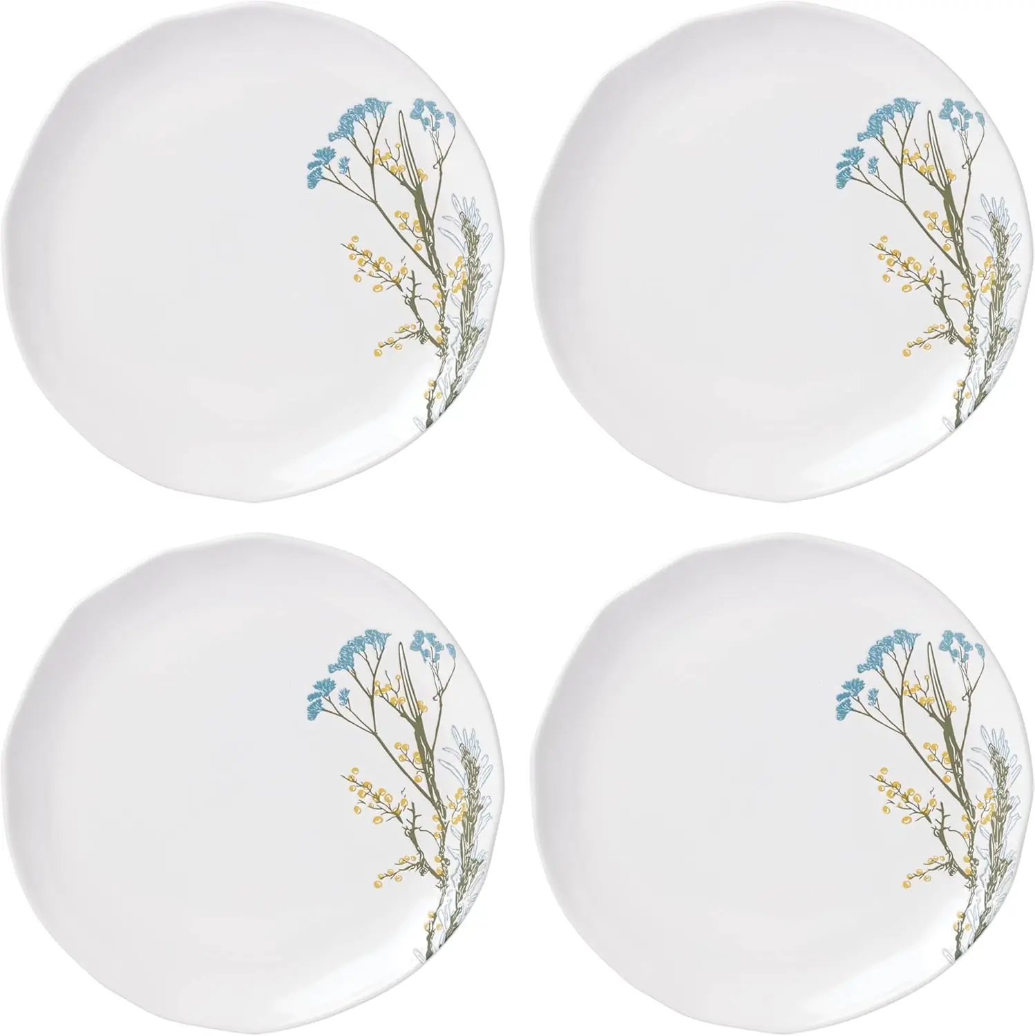 

896611 Wildflowers Dinner Plates, Set of 4