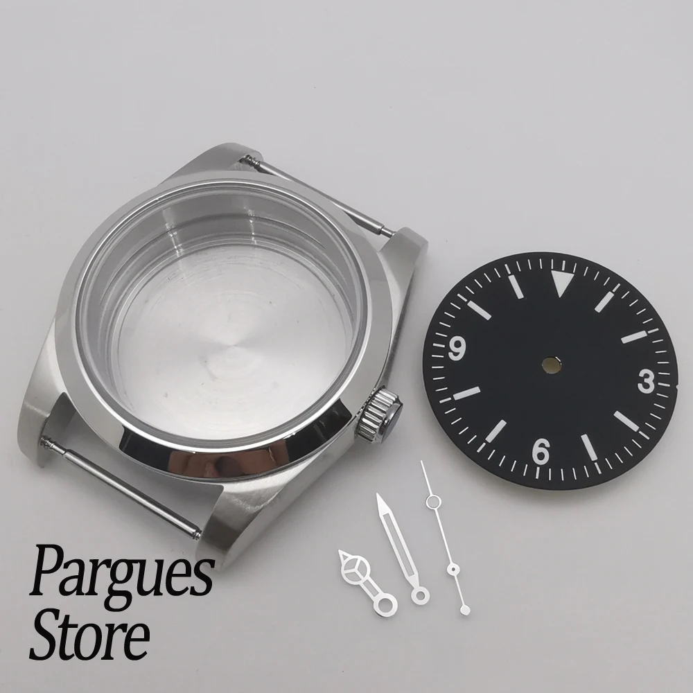 

36mm/39mm sapphire glass stainless steel sterile watch case dial hands fit NH35 NH36 movement