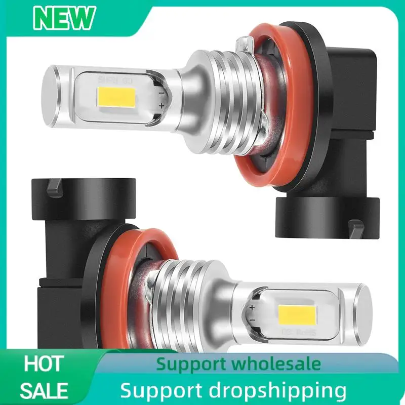 A04E-H11 H8 H16 80W 4000LM 3000K 옐로우 테크 LED 안개등 변환 전구 키트