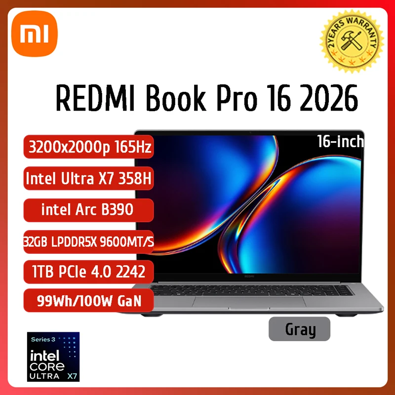 Xiaomi ノートパソコン REDMI Book Pro 16 32GB 1TB グレー