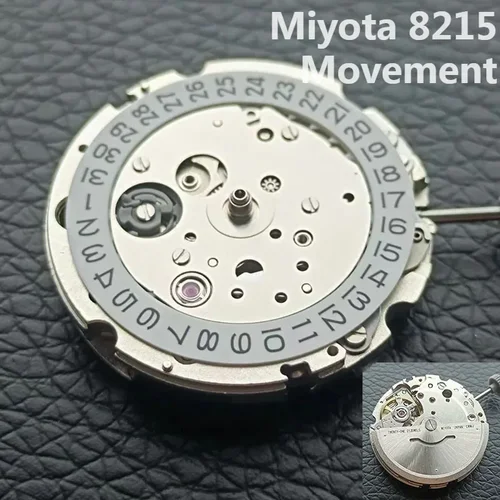 Imagen 2 del producto Reloj Automático Miyota 8215, movimiento Original, accesorios para hombre, piezas de repuesto de movimiento mecánico, ajuste de fecha, movimiento 8215