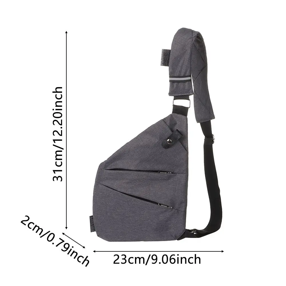 Waterproof Nylon Versatile Travel Casual Bags Compact Shoulder Bags Men Personal Close-Fitting Messenger Bag