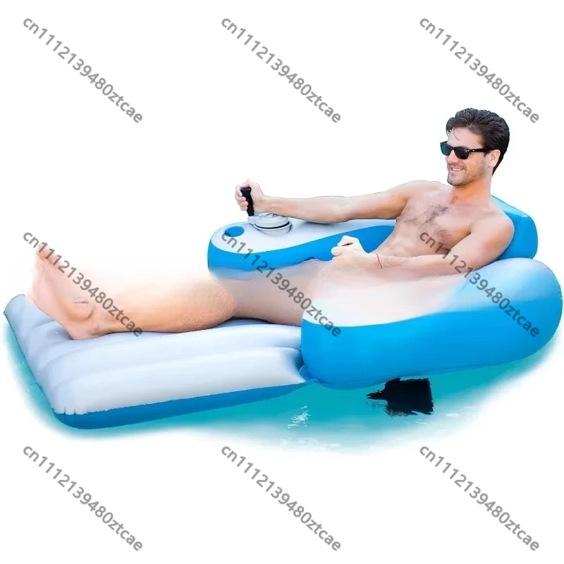 Lightweight Durable Motorized Inflatable Pool Lounger Water Hammock Raft for Pool or Lake Use for  Outdoor Water Relaxation