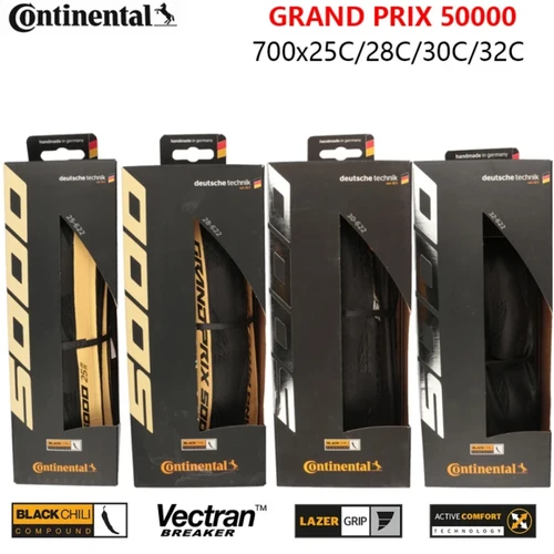 Neumático Continental Gp5000 Grand Prix Gp 5000 700C 700x25c 700x23c 700x28c 700x32c neumático negro bicicleta de carretera plegable 1 Uds