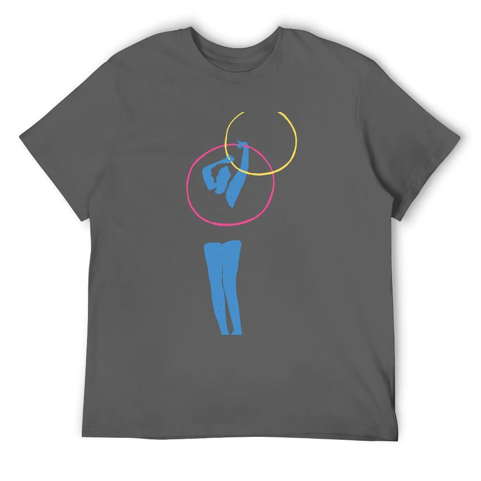 Circus tricks hula hoops lady dancing arty cool performer T-Shirt street wear graphic t shirt vintage men t shirts high quality