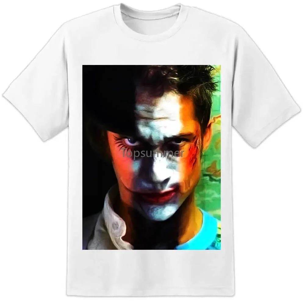 

Newest 2019 Fight Club Dark Knight Clockwork Orange T Shirt Alex Joker Durden S -3Xl 100% Cotton Top Tees