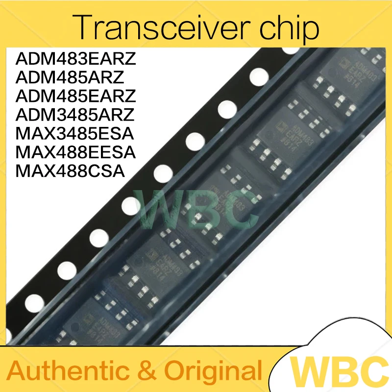 10Pcs/Lot ADM483EARZ ADM485ARZ ADM485EARZ ADM3485ARZ MAX3485ESA MAX488EESA MAX488CSA Transceiver chip new original