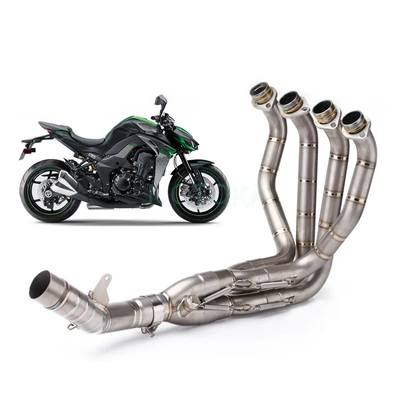 2010-2020 Motorcycle Exhaust Front Full System Z1000 Manifold  Slip-on Modified Silencer Titanium Alloy Muffler Header Collector