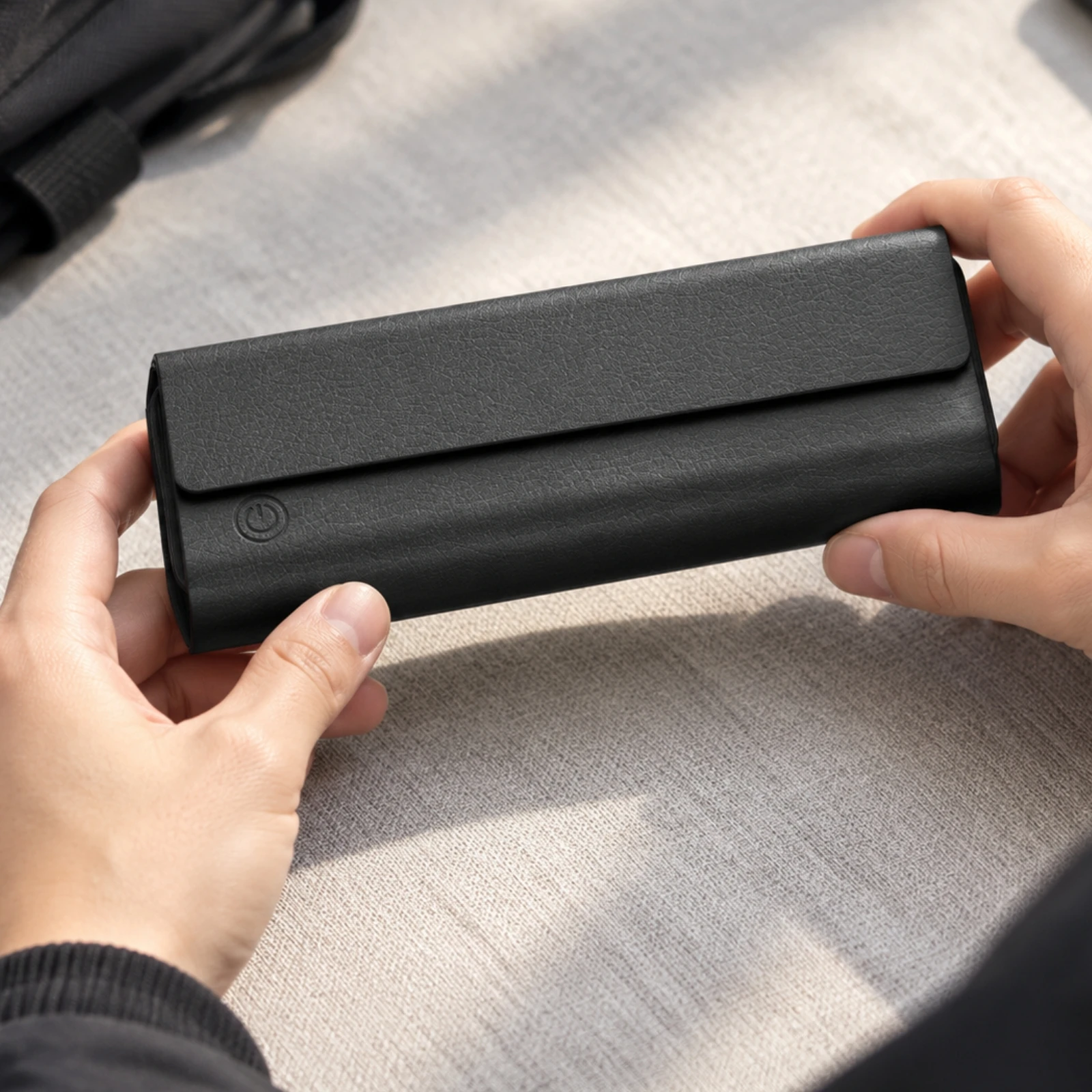 Meta AI Glasses Charging Case Compact Folding Smart Glasses Charging Case for Travel, Bag Carry