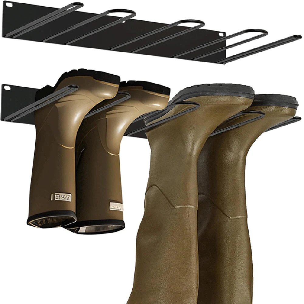 

Anti-Rust Metal Boot Shoes Stand Multi-Functional Boot Storage Rack For Garages Outdoor