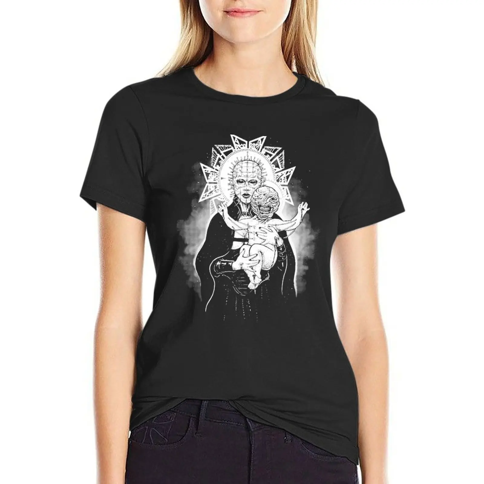 Hellraiser T-Shirt oversized tops summer clothes vintage graphic t-shirts for Women