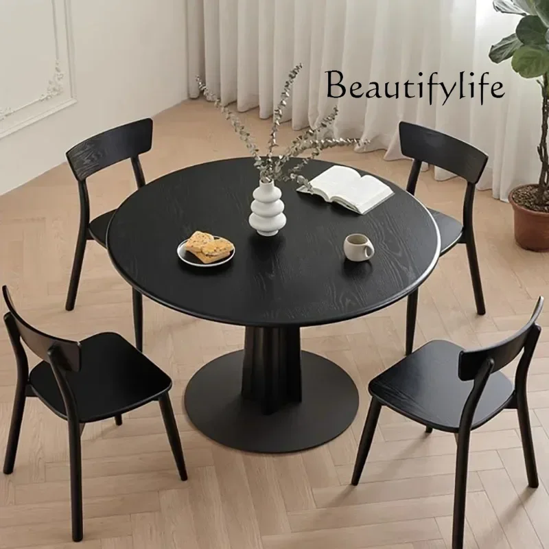 

Round Wooden Dining Table Comfy Simple Nordic Home Kitchen Dining Table Minimalist Design Mesas De Comedor Home Furniture