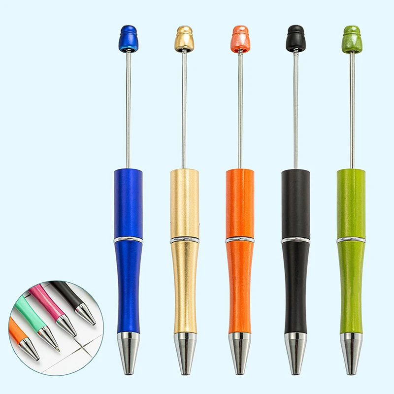 Plastic Beadable Pen Bead Pens Ballpoint Pen Gift Ball Pen Kids party Gift