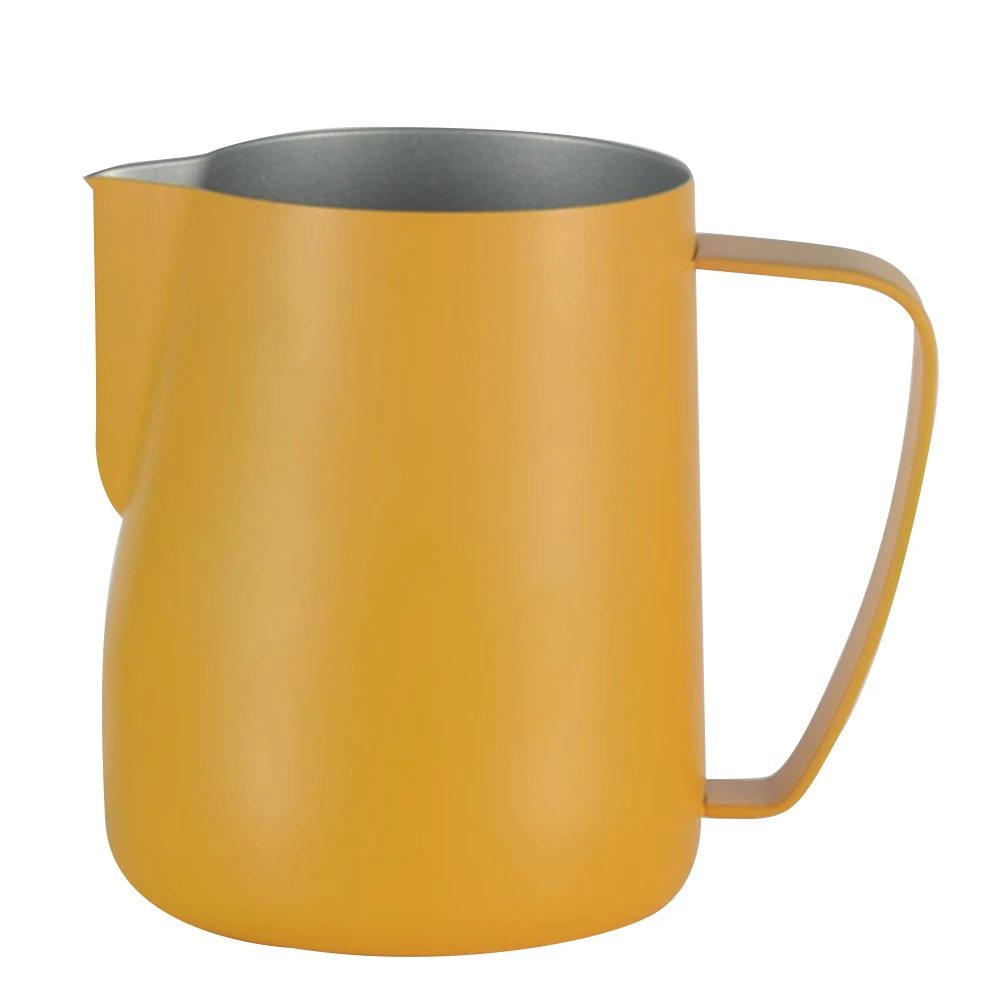 

Metal Coffee Cup 350ml Yellow Stainless Steel Safe Colorful Design Easy Clean Home Use Metal Coffee Cup