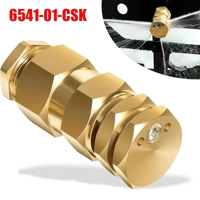 Brass 6541-01-CSK Half &Full Boomless Broadcast Nozzle 50 Feet Fits for 90 and 180 Degree Spraying 10 Orifice