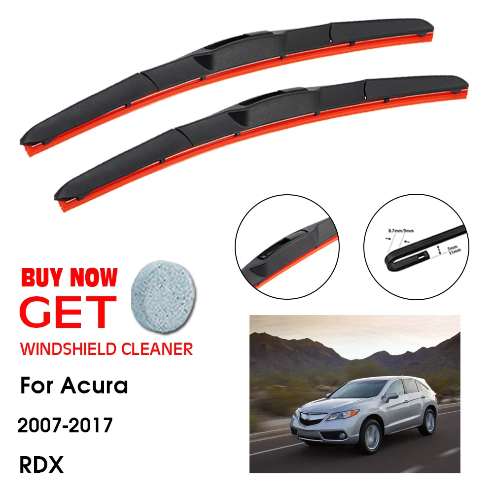 

Car Wiper For Acura RDX 26"+16" 2007-2017 Front Window Washer Windscreen Windshield SilicaGel Wipers Blades Accessories