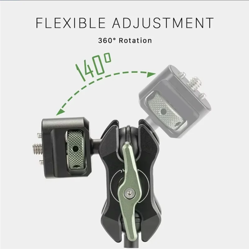 ABGI-TA-MAA Mini brazo articulado Universal súper abrazadera cabeza de bola de mano soporte fijo vainas de guisante soporte mano mágica