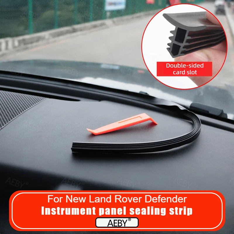 For New Land Rover Defender Front windshield sealing strip soundproof and dustproof,car dashboard seal strip,Car Accessories