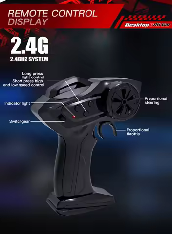 원격 제어 드리프트 자동차 어린이 장난감 데스크탑 레이싱 카 2.4G 고속 미니 1:64 모델 전기 RC 자동차 소년 선물