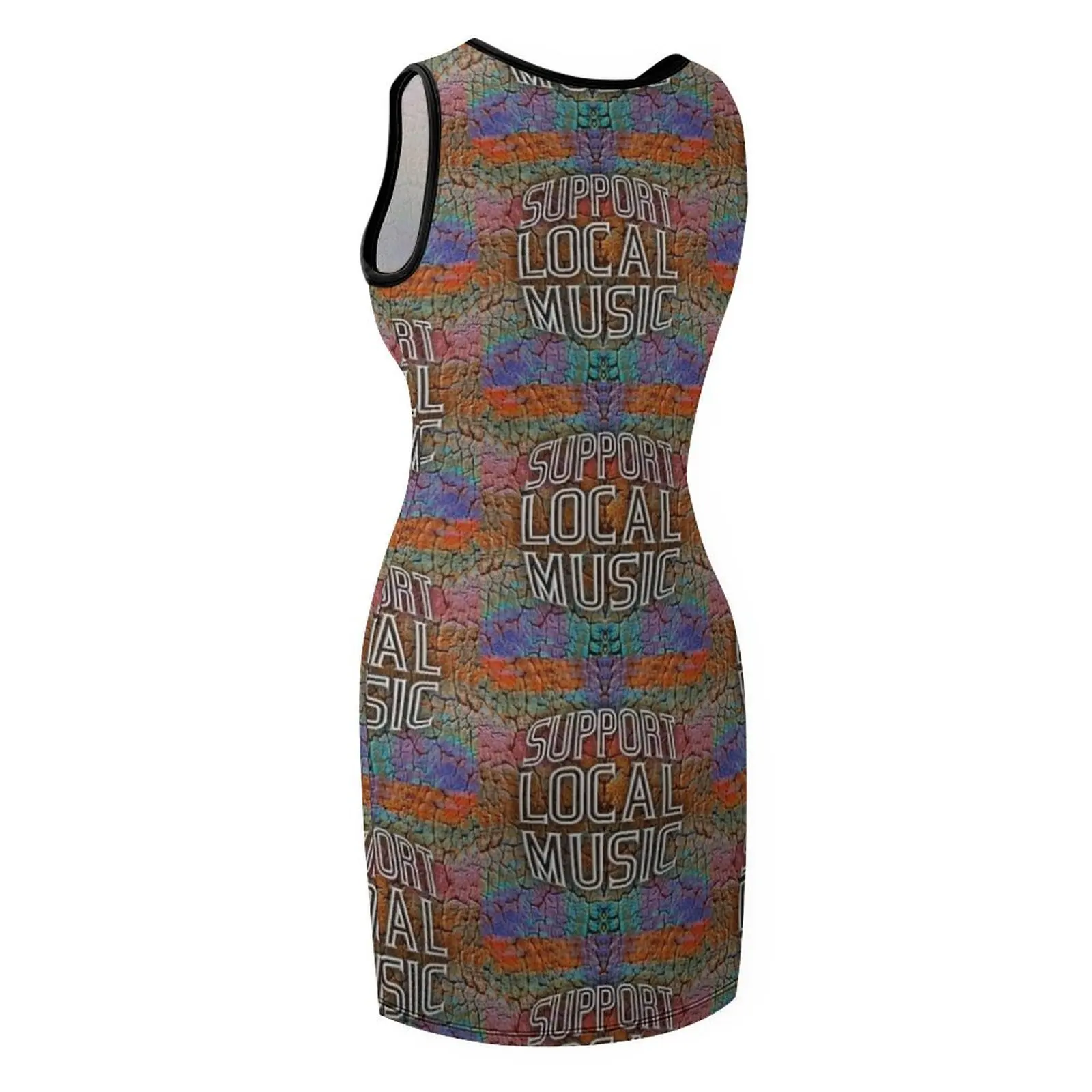 دعم الموسيقى المحلية فستان الشمس بلا أكمام للنساء فساتين لحفلات الزفاف ملابس للنساء فساتين حفلة موسيقية