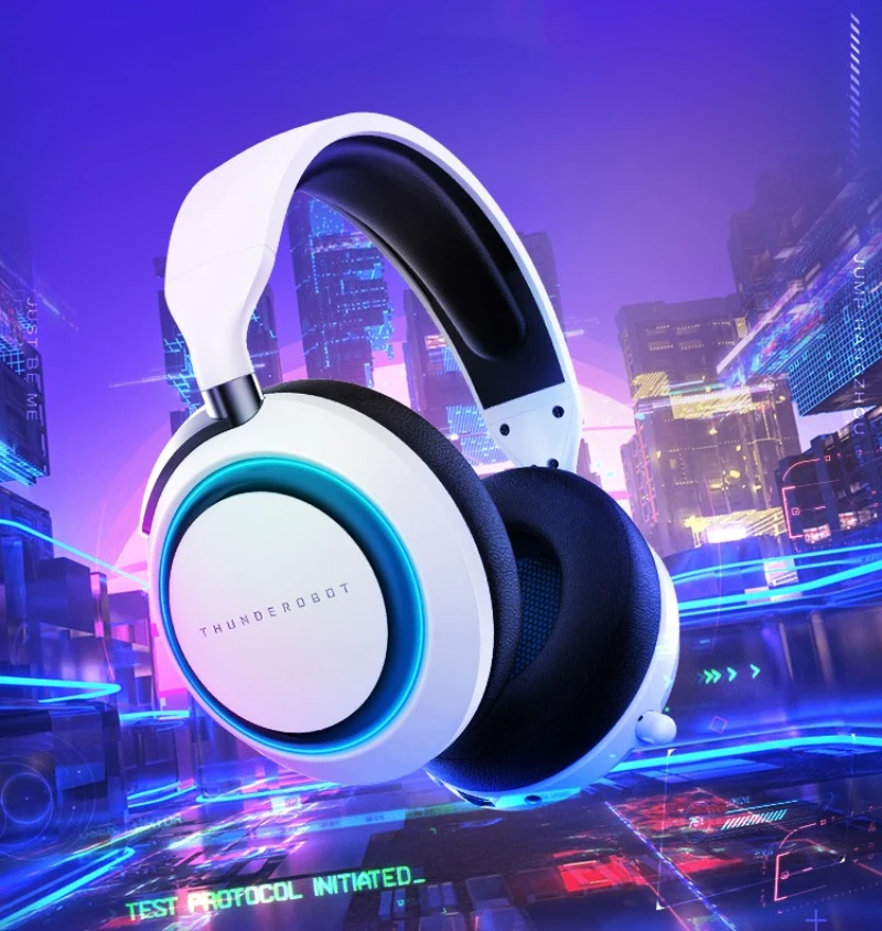 THUNDEROBOT HL503  Wireless Bluetooth Headset Three-mode ANC/ENC Noise Reduction Esports Games RGB Headphone With Mic