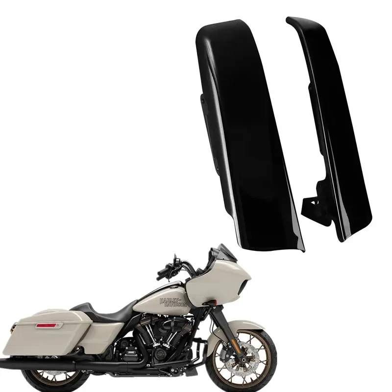 

MOTO For Harley Touring Road Street Glide 2014-2023 Motorcycle Fender Saddlebag Filler Panels Solid Strips