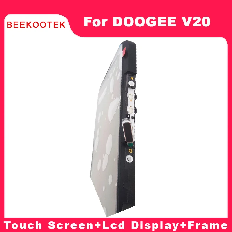 Imagem -03 - Original Doogee V20 Display Lcd Mais Touch Screen Digitzer Montagem com Frame Reparação Acessórios de Substituição Parte para Doogee V20 Novo