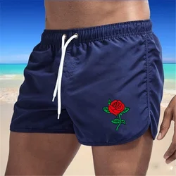 Pantalones cortos deportivos para hombre y mujer, shorts de moda para playa, entrenamiento de natación, ciclismo, pesca, correr, verano informal