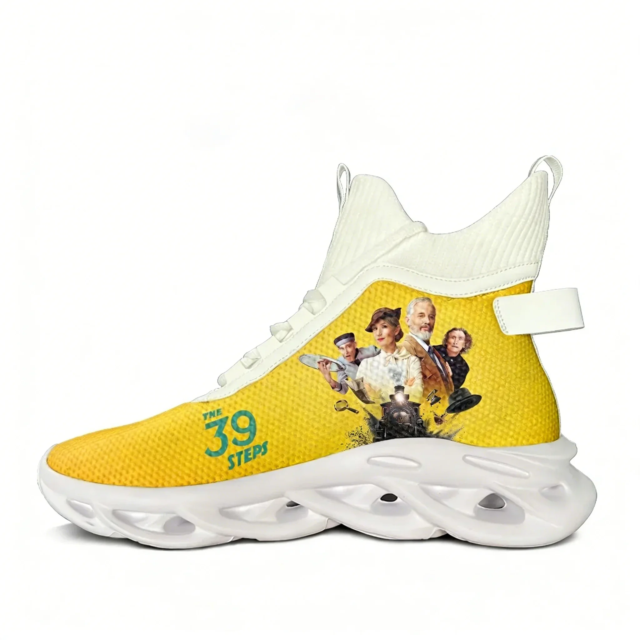 

The 39 Steps High Top Flats Sneakers Mens Womens Teenager Sneaker High Quality Personalized Fashion Casual Shoe Customized Shoes
