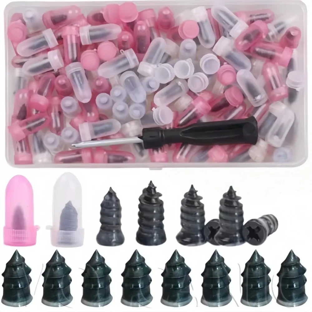 20pcs Universal Vacuum Tire Repair Nail Kit Is Suitable Quick Repair Tools Vacuum Tire Repair Nails for Automobiles Motorcycles