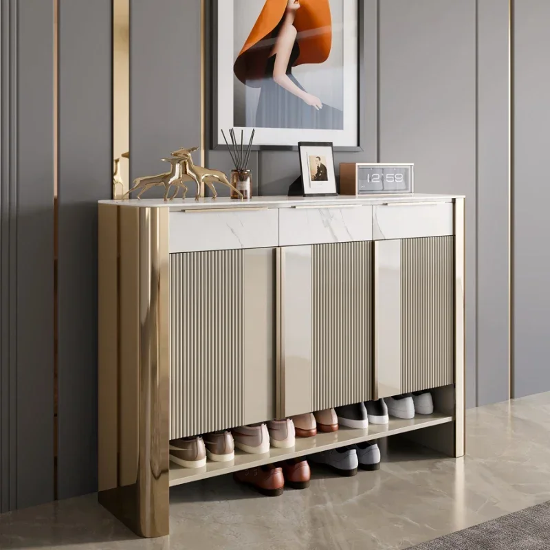 Luxury Fashion Morden Cabinets Shoes Organizer Storage Entrance Home Cabinets Living Room Armario De Ropa Corner Furniture