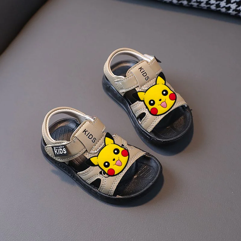 

TAKARA TOMY Pokémon Baby doll Sandals Girl Boys Cartoon doll Beach Shoes Summer Children Non-slip Soft Soles doll Toddler Shoes